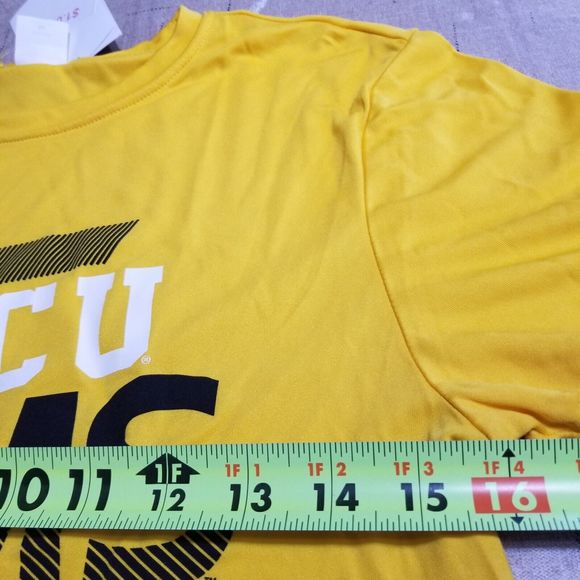 VCU Rams Shirt Unisex Kids T-Shirt Size Med Short Sleeve Polyester Logo - Picture 6 of 9